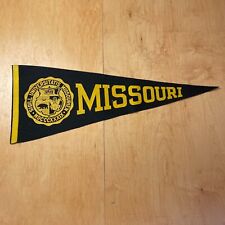 Vintage 1950s University of Missouri 12x28 Felt Pennant Flag picture
