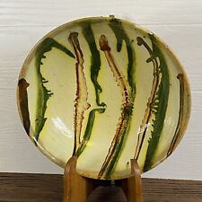Antique Vallauris Foucard Jourdan Ceramic Bowl French Pottery Faience Drip Bowl picture