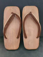 Vintage Japanese GETA Wooden Footgear Clogs Kimono Sandals Shoes picture