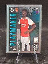 Bukayo Saka Card - Playmaker - Arsenal - Topps Match Attax - 2023/2024 - #41 picture