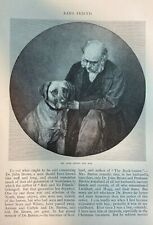 1882 Author Dr. John Brown illustrated picture