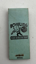 Vintage Matchbook Deerfield Bowling Lanes Alley AMF picture