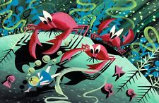 Mary Blair Disney Alice in Wonderland Crabs Under the Sea Concept Poster picture