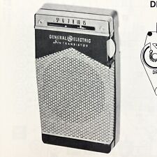 Vintage Original 1962 GE Radio P830E P831E P832E Wire Schematic Service Manual picture
