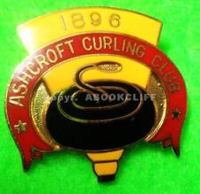 Ashcroft Curling Club Pin B.C. Canada 1896 picture