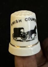 Amish Country Vintage Thimble Retro Ceramic picture