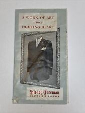 Hickey Freeman Custom Suits Charlotte NC Tate Brown Co Vintage Old Ad Brochure picture