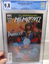 MAGNIFICENT MS. MARVEL #13 MARVEL 5/20 CGC 9.8 WHITE PAGES 1st APP AMULET picture