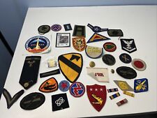 Army Patches, Bumper Sticker, Buttons Miscellaneous Lot 2 picture