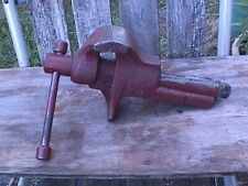 VINTAGE BENCH VISE CRACKED PARTS DECOR Damaged. See Pictures.  asis picture