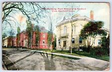 1912 ELKS BUILDING HUNT MEMORIAL HARTFORD CLUB CONNECTICUT CT POSTCARD*CREASE* picture