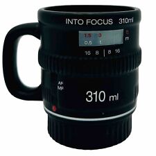 Camera Lens Coffee Mug Into Focus by Bitten 3D  Cup  Black 16 oz Capacity ￼ picture