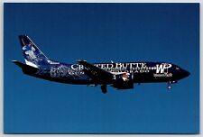 Airplane Postcard Western Pacific Airlines Boeing 737 Crested Butte Color CZ16 picture