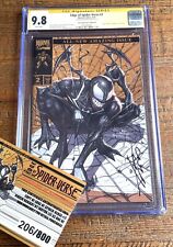 EDGE OF SPIDER-VERSE #2 CGC SS 9.8 INHYUK LEE SIGNED GOLD VARIANT-B SPOOKY-MAN picture