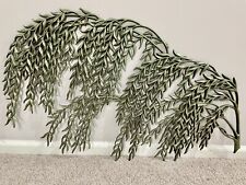 Vintage MCM Burwood Products Hanging Wall Plaque Decor Willow Branches NL+ picture