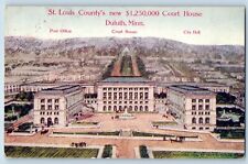 Duluth Minnesota Postcard St. Louis County's Court House Post Office City c1908 picture