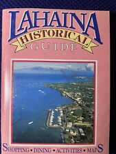 Lahaina Historical Guide 1987 Hawaii Shopping Dining Activities Maps Vintage picture