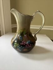 BEAUTIFUL VINEYARD BLESSINGS LARGE PITCHER BY LISA WHITE ARTS COOKSVILLE, TN picture