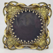 Ornate pave crystal pearl beaded classic style quality picture frame picture