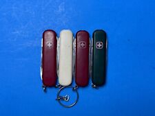 Lot Of 4 Wenger Esquire Swiss Army Knives- Green White And Red X2 picture