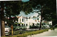 View of Ocean Avenue in Carmel California Vintage Postcard picture