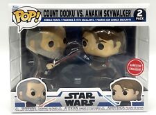 Funko Pop Star Wars Count Dooku vs Anakin Skywalker 2 Pack GameStop Exclusive picture