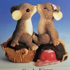 Vtg 1990's Charming Tails Figurine Candy Kisses Fitz & Floyd Silvestri picture