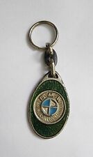 BMW CAR VINTAGE RARE OLD METAL AND ENAMEL KEYCHAIN  picture
