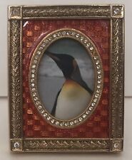 Red Enamel Miniature Faberge Frame  picture