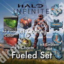 Halo Infinite Dew Fueled Set Visor Charm Coating Emblems-8 ITEMS You Pick picture