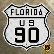 Florida US Route 90 highway shield road sign Tallahassee Jacksonville 24 in. picture