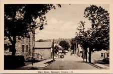 Westport Ontario Main Street ON Unused Photogelatine Engraving Co Postcard H62 picture
