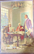 The Drafting Of The Declaration Of Independence 1909 Dr Jaynes Trade Card picture