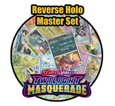 Twilight Masquerade - Pokemon Reverse Holo Master Set - Leafeon Glaceon Okidogi picture