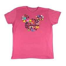 Walt Disney World T-Shirt Women's Extra Extra Large Pink Mickey Ear Hat Collage picture