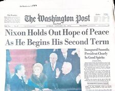 Newspaper Nixon 2nd Inaugural January 21 1973 Washington Post DC Jackson 5 picture