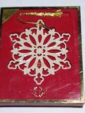 2005 Lenox Snowflake Snow Fantasies Annual  Ornament picture