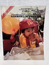 McDonald's Manager's Newsletter July 1982 VTG & RARE Campus Update, Burrell Advr picture