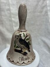 TIC USA Florida Vintage Owl Bell. 6 Inches Tall picture