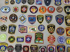 50 Unique Fire, Police, Search And Rescue Patches Lot Of 50 picture
