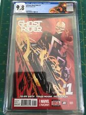 ALL-NEW GHOST RIDER #1 CGC 9.8 1st App Reyes WP 2014 Custom Label picture