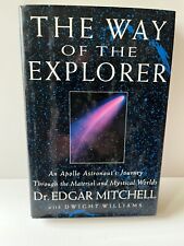 EDGAR MITCHELL SIGNED- Apollo 14-The Way of the Explorer, 1st ed/1st print. Moon picture