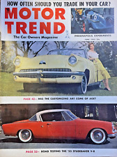 Motor Trend Magazine June 1953 Studebaker V-8 Indianapolis Experiments Custom picture