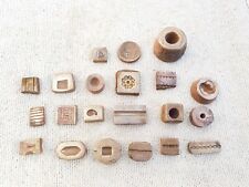 Vintage Beautiful Different Design 21 Pc Bell Metal Bronze Jewellery Stamp BS151 picture