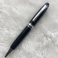 Luxury Le Grande Series Bright Black+Silver Clip 0.7mm Ballpoint Pen NO BOX picture