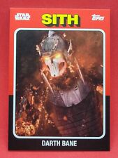Legendary Sith Lord DARTH BANE 2024 Star Wars Topps TBT Card #40 w_B picture