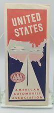 AAA United States Road Map  Auto-Lite Spark Plugs CBS Radio CBS Television 1952 picture