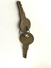 Vintage Independent Lock Co ILCO Fitchburg Mass Key No PK507 Set of 2 picture