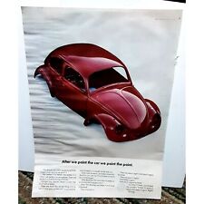 1965 Volkswagen VW Bug Vintage Print Ad 60s picture