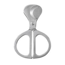 Cigar Cutter Stainless Steel Double Blades Cut Cigar Scissors (silver) picture